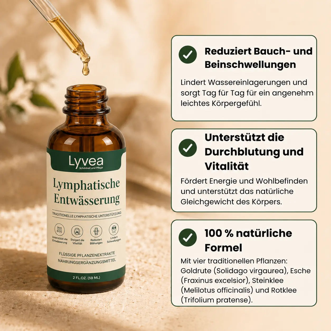 Lyvea® Lymphdrainage-Tropfen